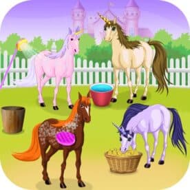 girl games unicorn and horse Home
