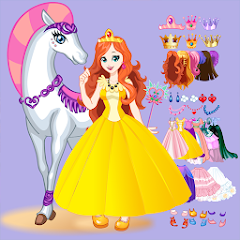 white horse princess dress up 18 Popular Games